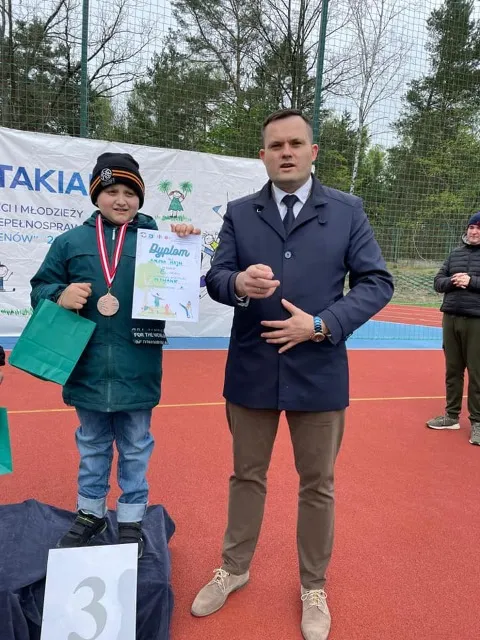 Uczniowie na Spartakdiadzie