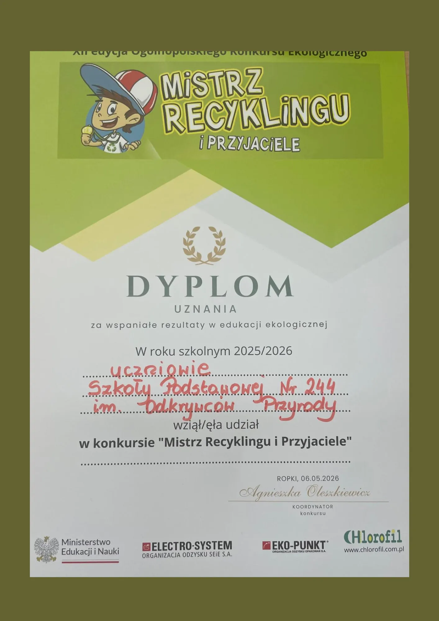 mistrz recyklingu