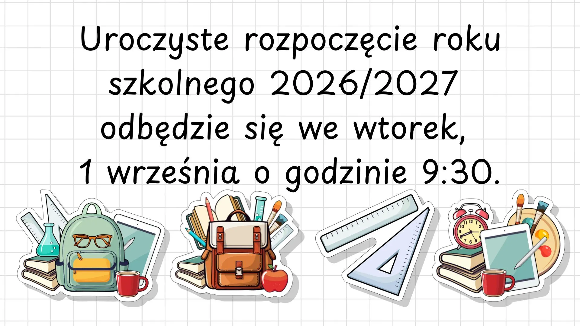 rozpoczęcie roku szkolnego 2026/2027